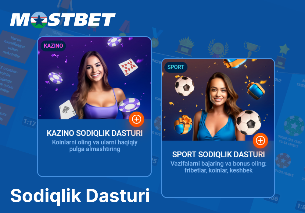 Mostbet sodiqlik dasturida ishtirok eting va sovrinlarni qo'lga kiriting